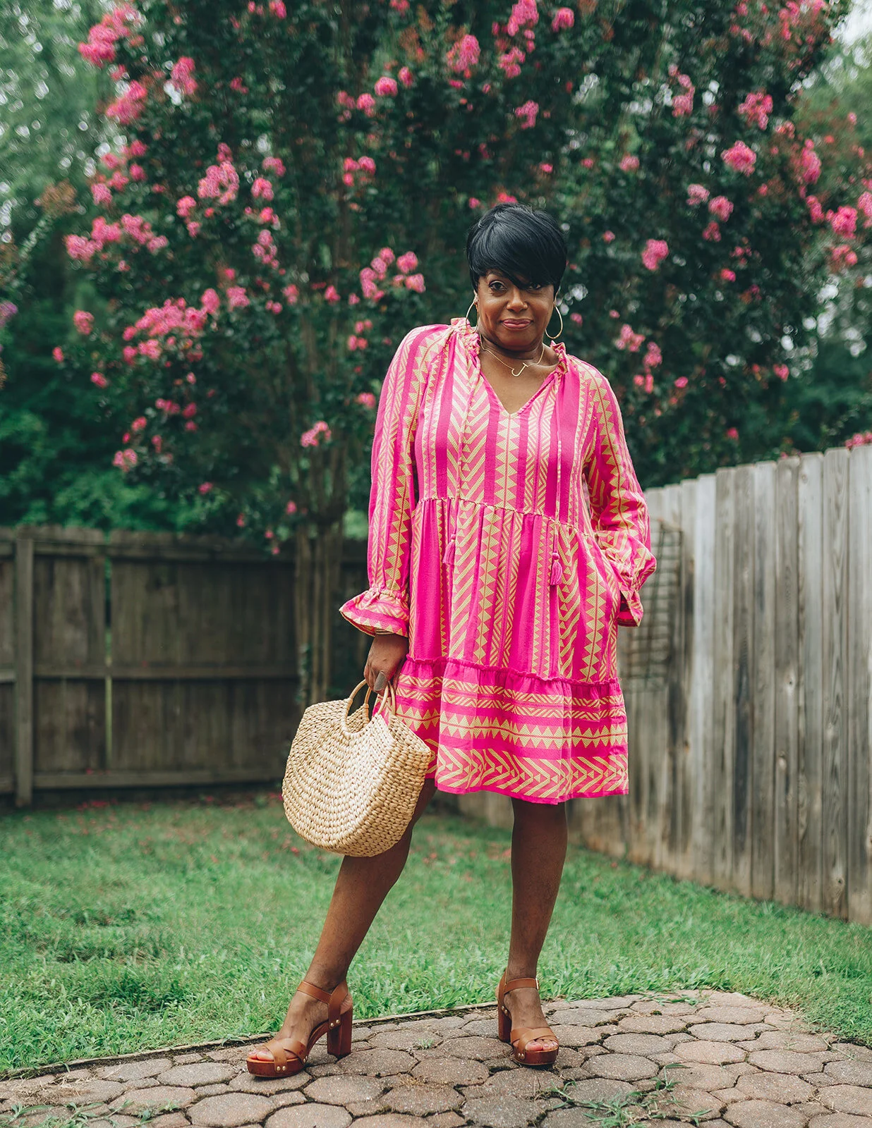 Petra tiered 2025 tunic dress